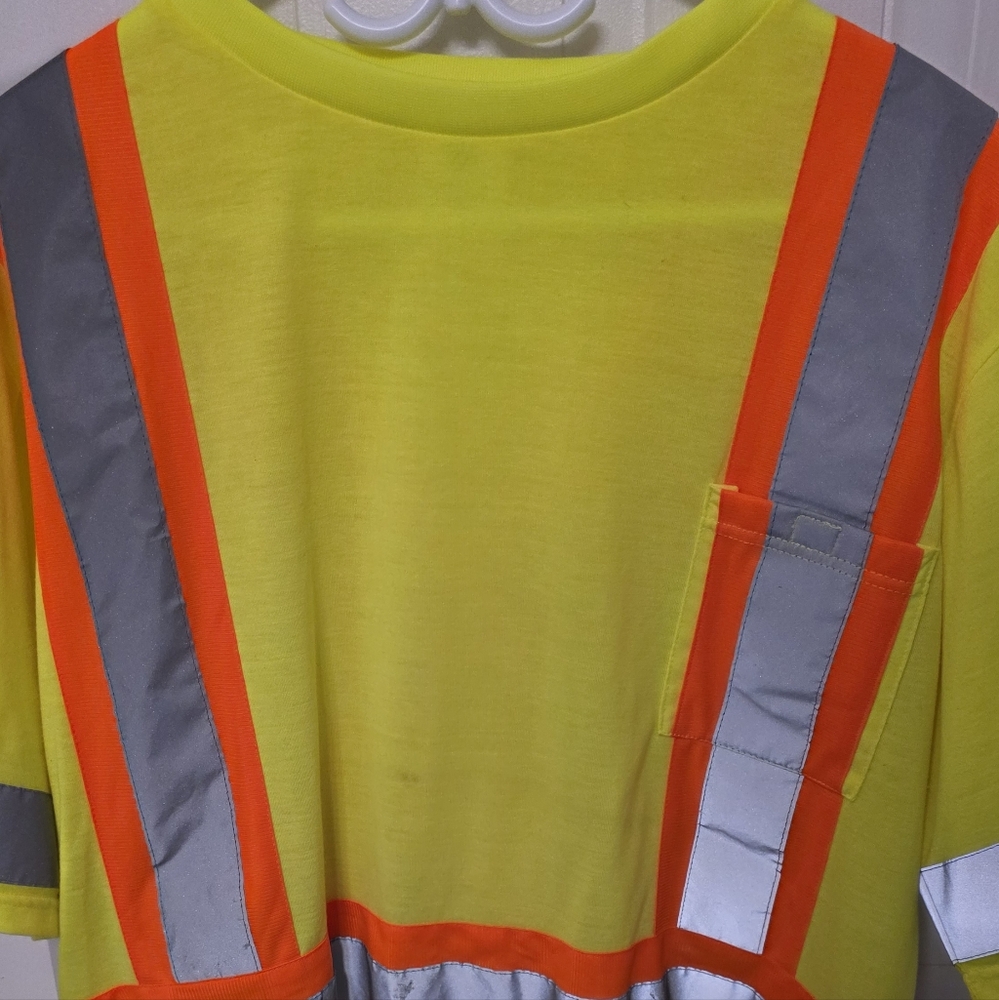High-Visibility Safety Shirt Sleeve Shirt